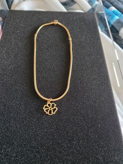 Pandora Yellow Gold Snake Chain Necklace 585 Ale 16"