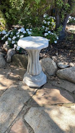 Concrete pedestal