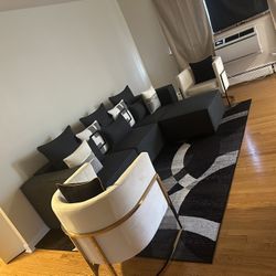 Modern Living Room Furniture Set – Excellent Condition