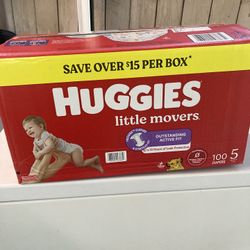 HUGGIES  SIZE  5    100   pañales