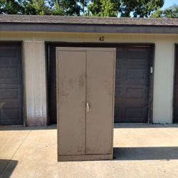 Tall Metal Storage Cabinet