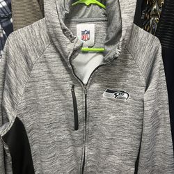 Perfect Condition Size Large Seattle Seahawks Zip Up Coat 
