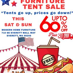 FURNITURE TENT SALE  ( Modern  Home Furniture) $10 to Start! 