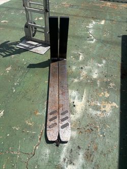 Forklift Forks Pair Heavy Duty Steel