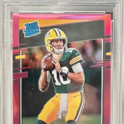 Jordan Love 2020 Rookie Packers Optic Pink PSA 9 Mint + Clearly