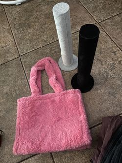Pink purse and watch/Bow holders