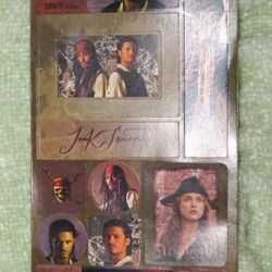 Disney Pirates Of The Caribbean Stickers ( Group )
