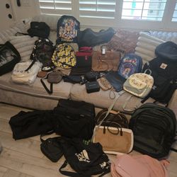 Lot Of Purses And Backpacks