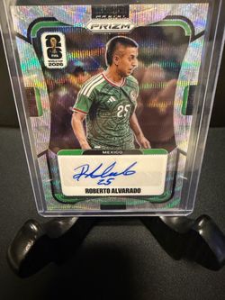 2026 Panini Prizm Roberto Alvarado Auto World Cup Mexico Prizm Wave #S-RA