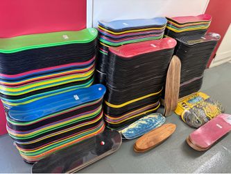 Skateboard decks parts and complete