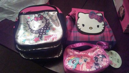 10 brand new small backpack and purse