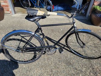 Wayfarer Flyer Vintage Black Cruiser Bicycle