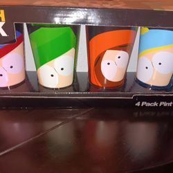 Southpark 4 Pack Pint Set