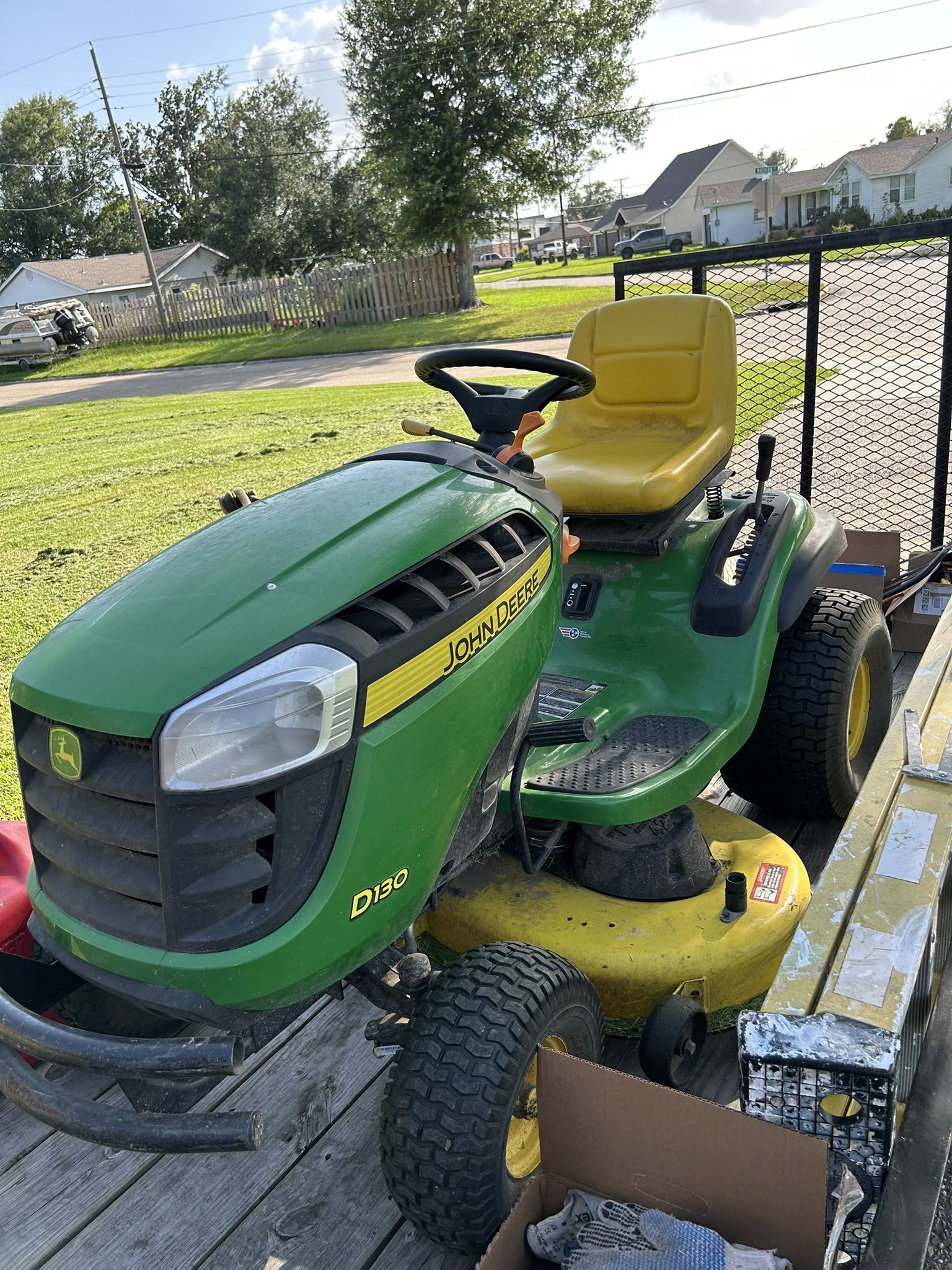 Used John Deer D130 Lawnmower 