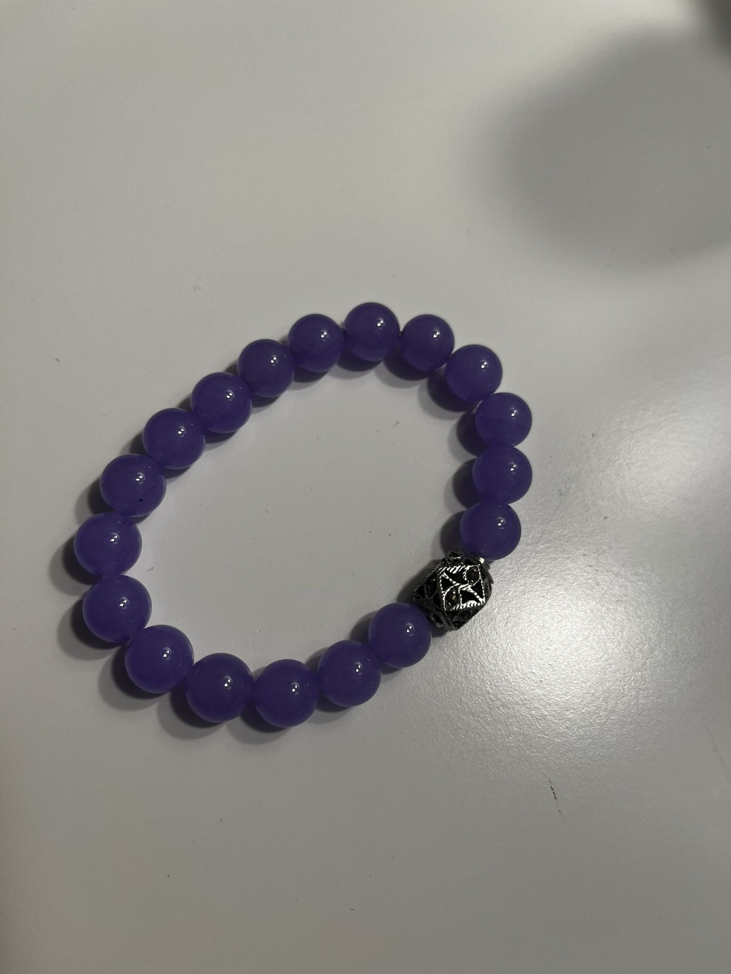 Purple Jade Bracelet