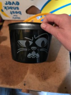 Boo bucket black cat Halloween-McDonald’s, (READ DESCRIPTION)