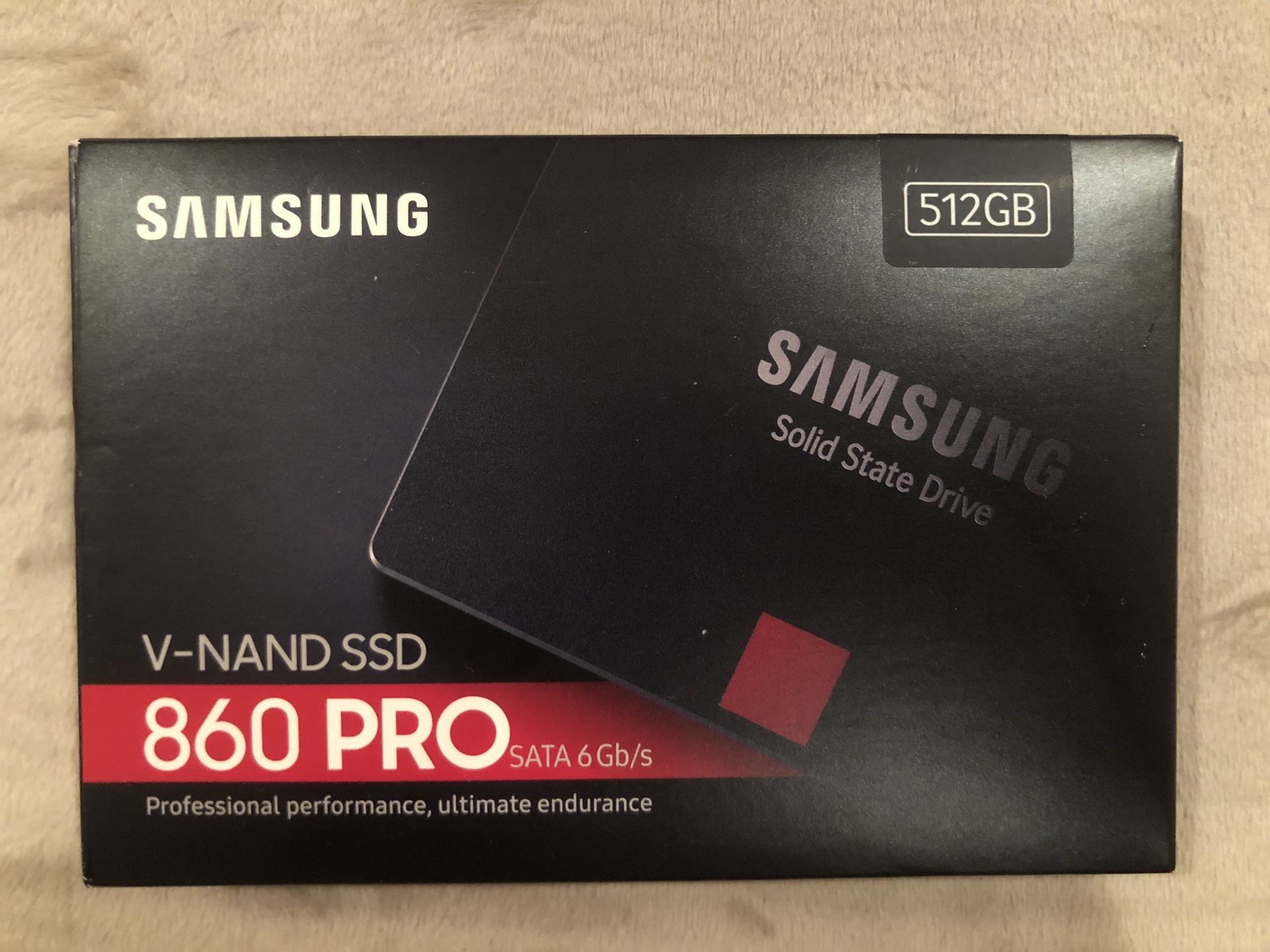 “New / Unopened” Samsung 860 Pro V-NAND SSD 512G