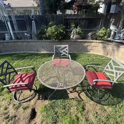 Metal Patio Set