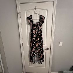 High Low Off The Shoulder Dress