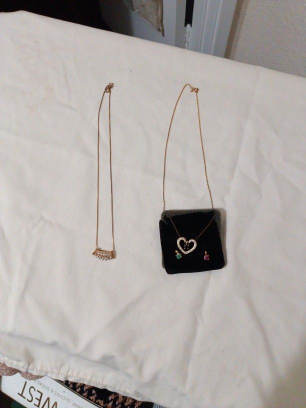 2 necklaces all real. price is for both