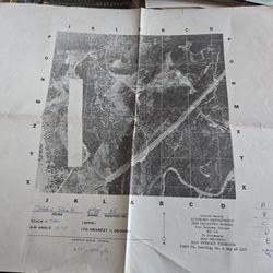 Vintage Infantry School Fort Benning, Training Map