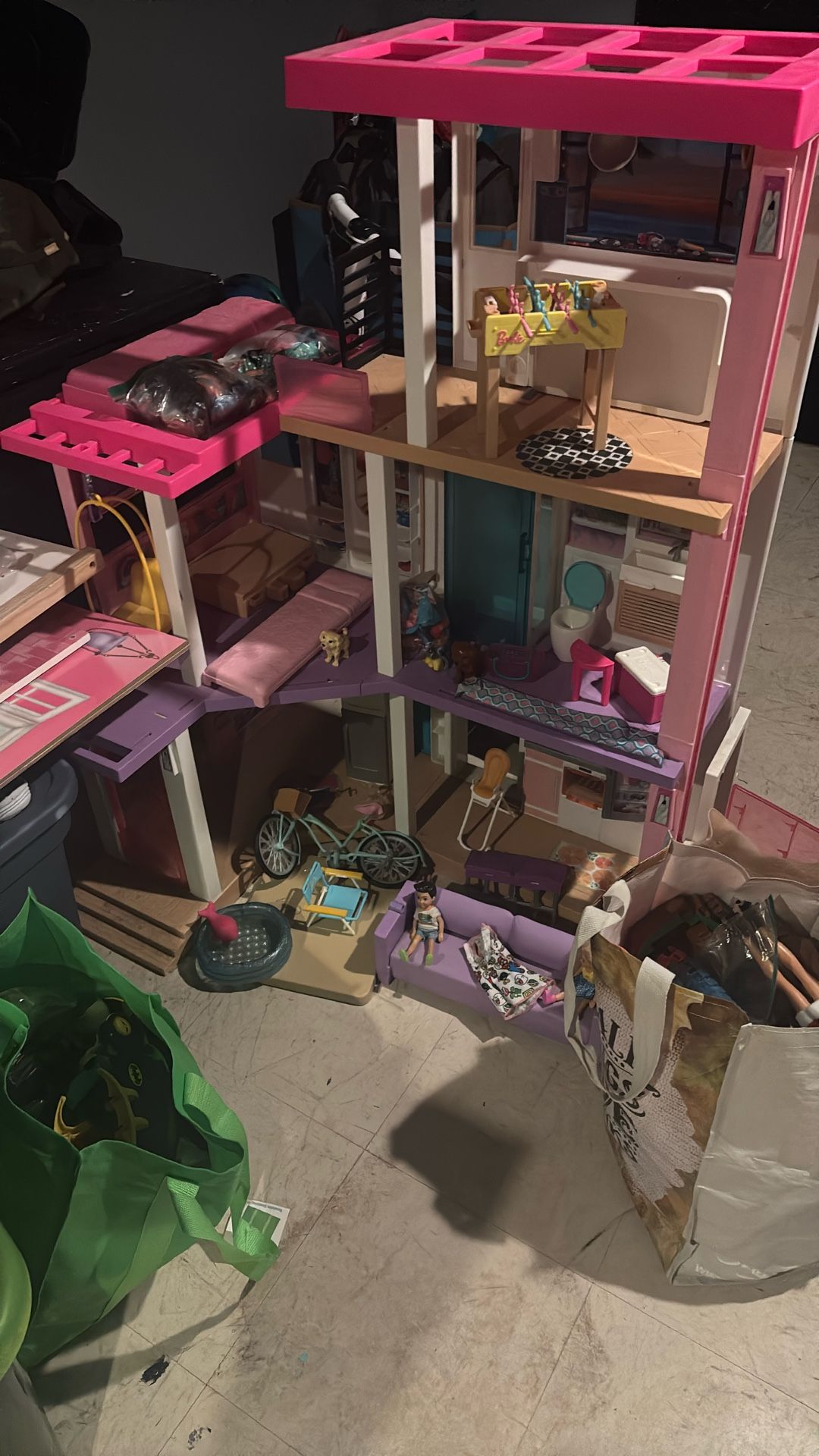 Barbie House 2023 With Slide And All The Accessories