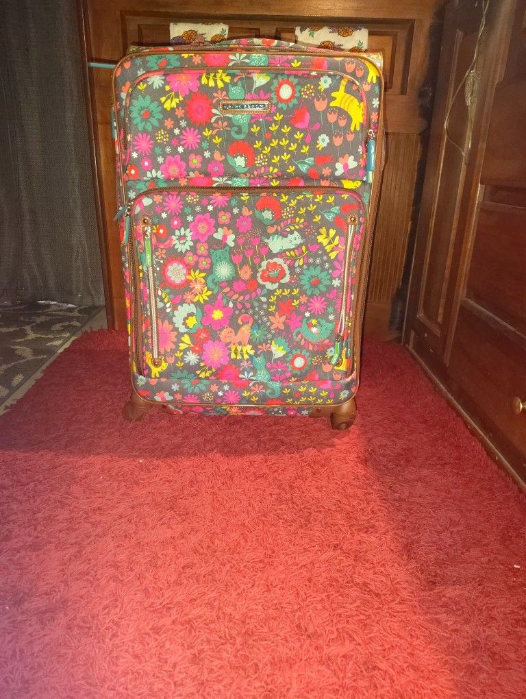 Lily Bloom Suit Case On Wheels