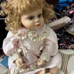 A really cute baby doll