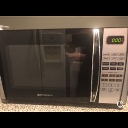 Stainless  Steel Microwave Used Like New 