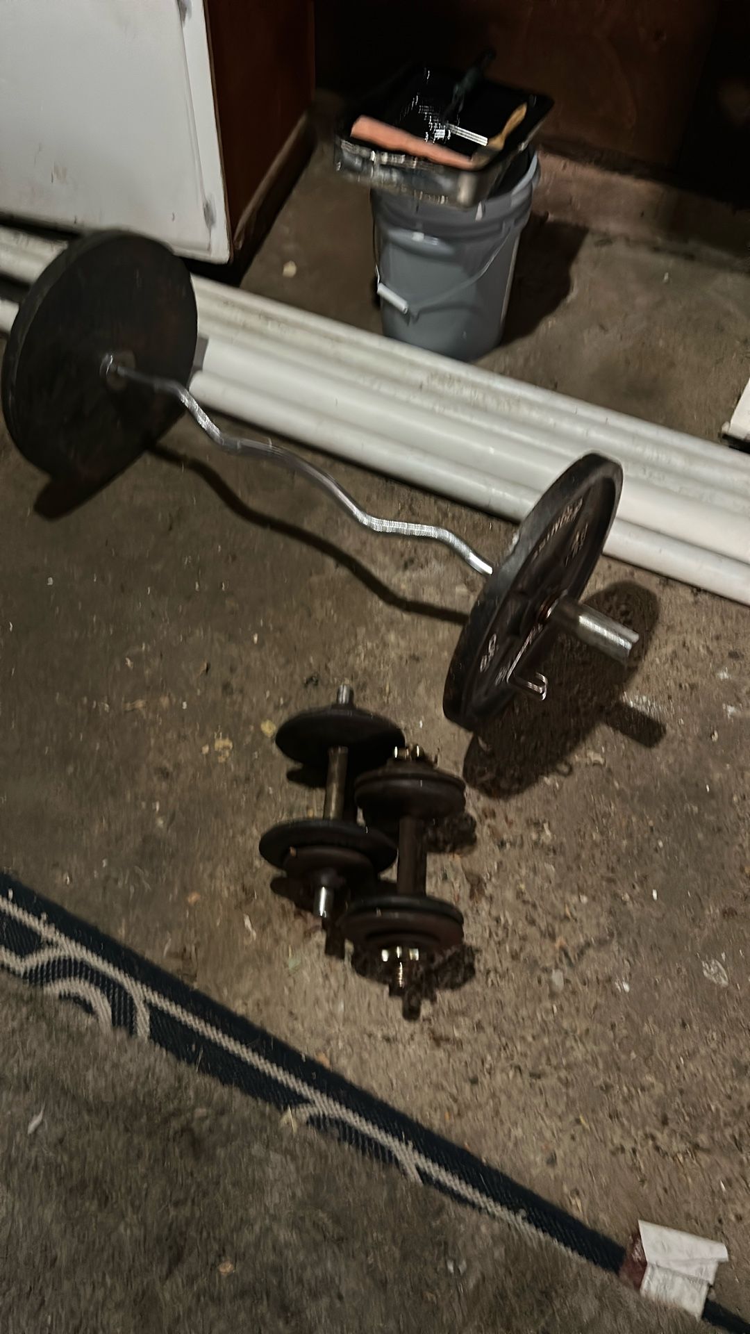 Weights Curling And Olympic Size 