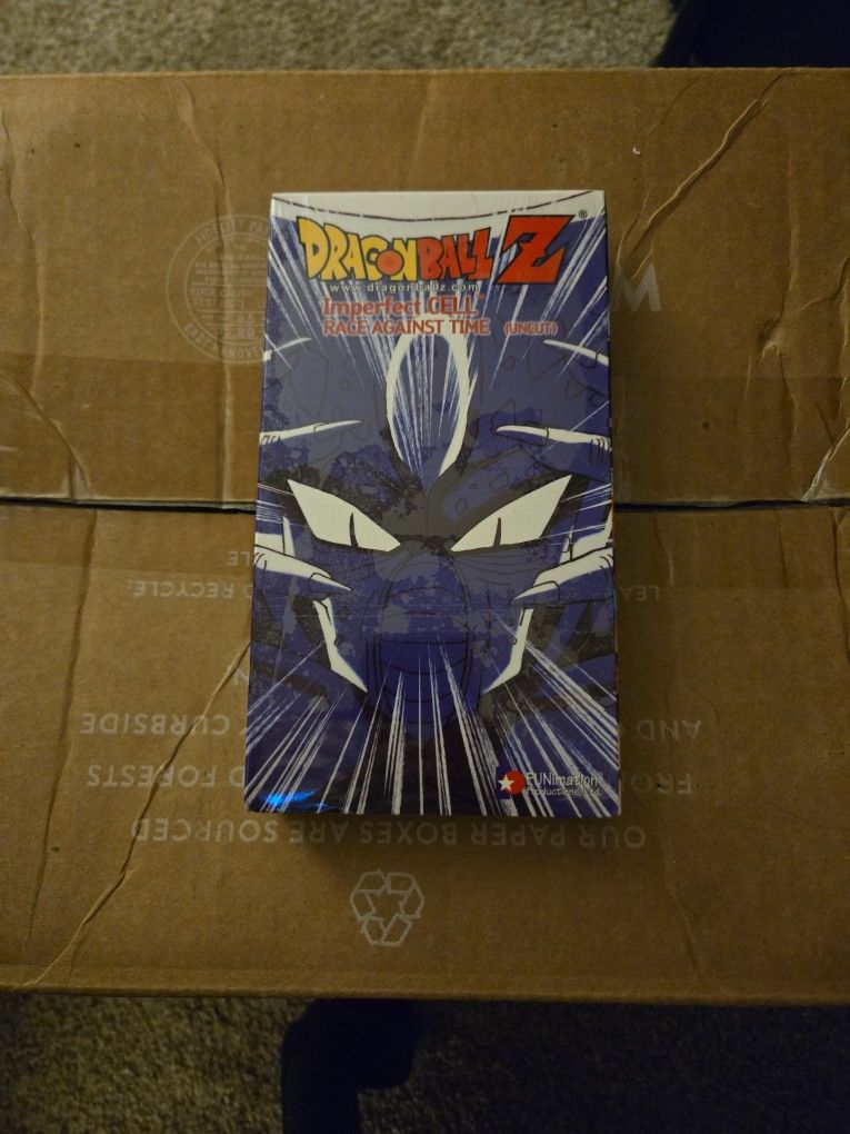 Dragon Ball Z VHS Tape "Imperfect Cell - Race Against Time (Uncut)"
