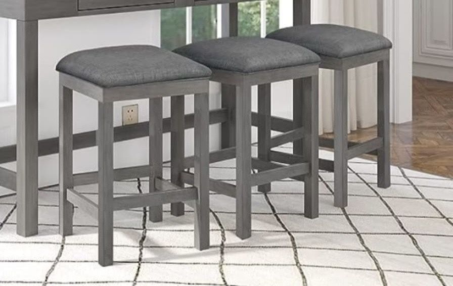 Bar Stool Dinning Chair Gray