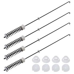Washer Suspension Rods Kit 4 Pcs by Beaquicy-Washer Parts for Whirlpool Kenmore Suspension Rods RTW4516FW1,110(contact info removed)0