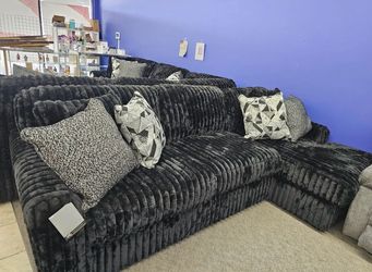 Hot Sale! 🛋️ ASHLEY OVERSIZED CORDUROY SECTIONAL 🛋️