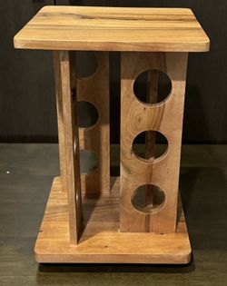Threshold Wood Rotating Spice Rack
