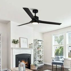 Ceiling Fan - 60” Ceiling Fan with Light and Remote for Indoor / Outdoor