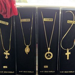 14K Gold Overlay Necklace 
