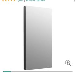 Kohler K-81148-DA1 Maxstow 20" x 40" Frameless Single Door Medicine Cabinet