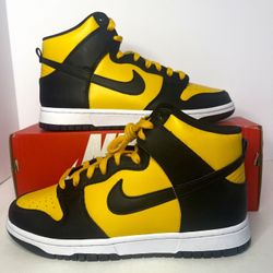 Nike Dunk Retro High Bruce Lee Reverse Goldenrod Size 9 Mens