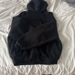 Black Medium Essentials Hoodie