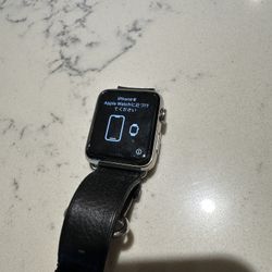 Apple Watch 3 Series Stainless.  Screen Popped 