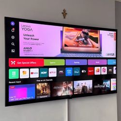 LG 55 Inch TV & Soundbar (Only used for a month or so)