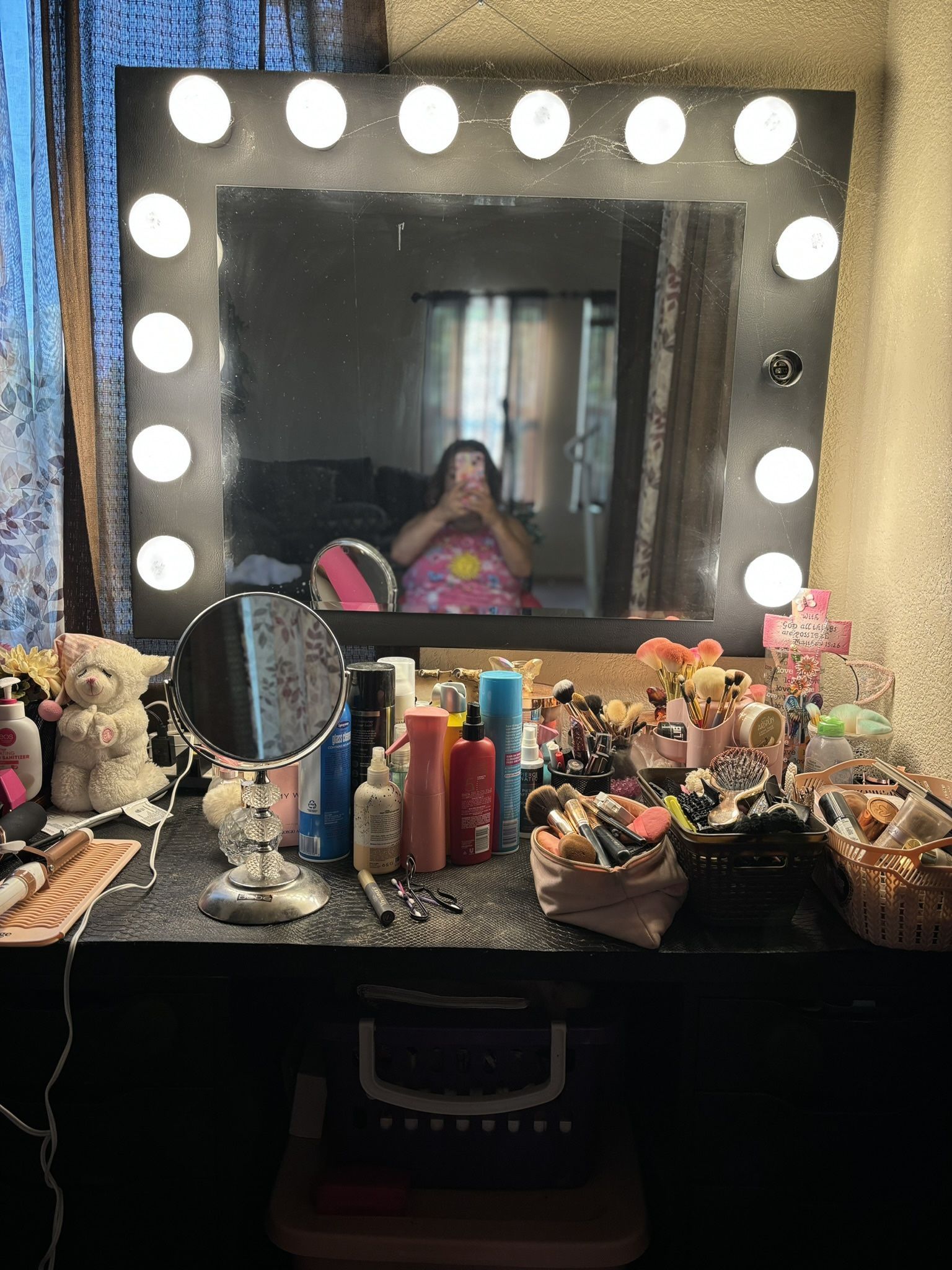 Vanity (black) Mirror Only