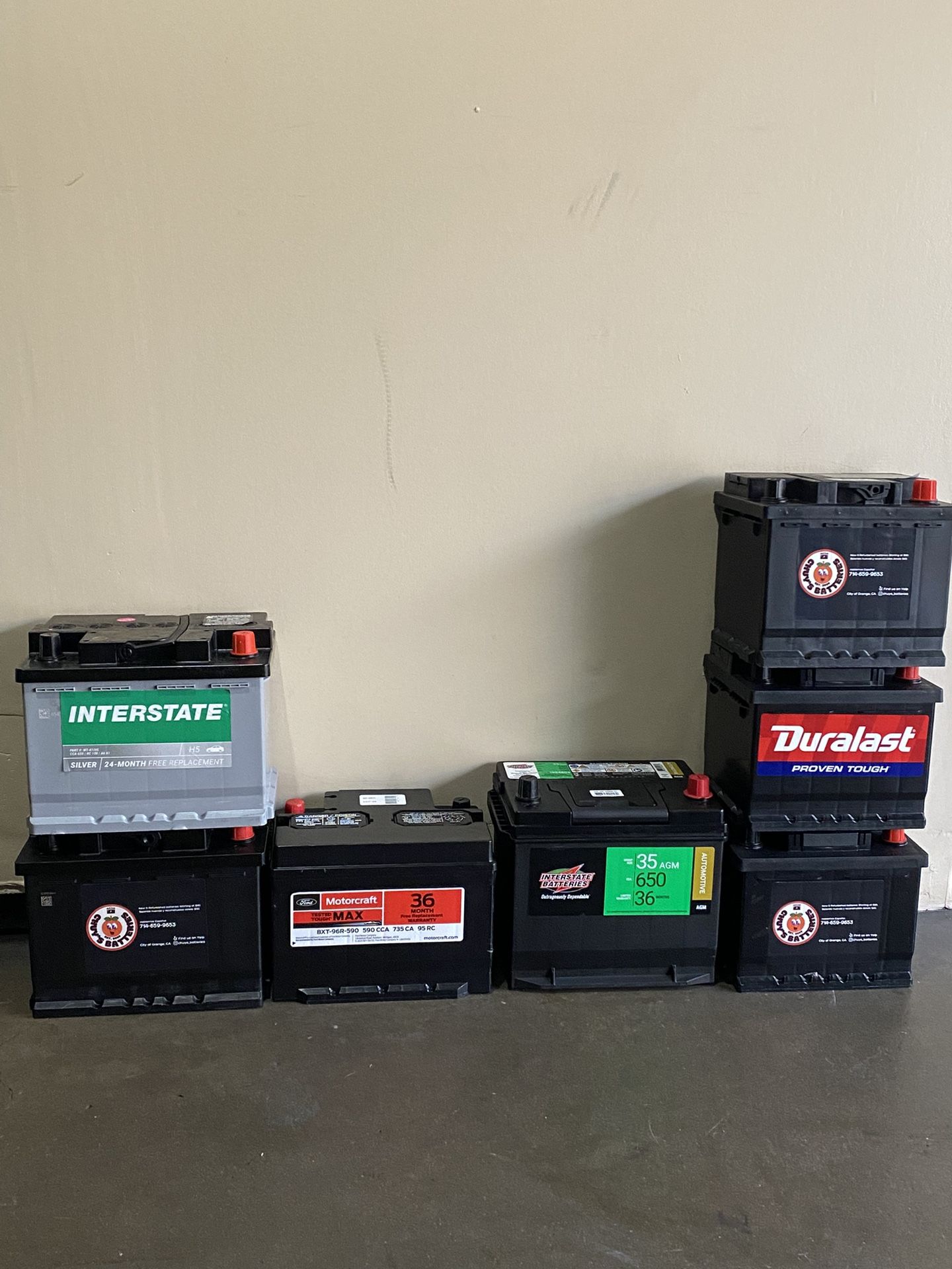 car batteries