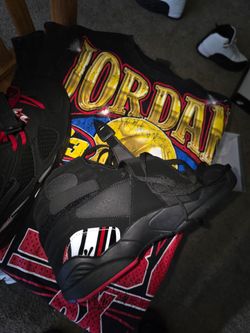 Air jordan retro 8 playoff 8s and 6x champions shrit