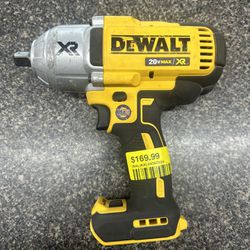 DeWalt 20v MAX XR High Torque 1/2” Impact Wrench (Tool Only) 