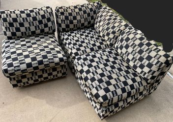Checkered Modular Sofa