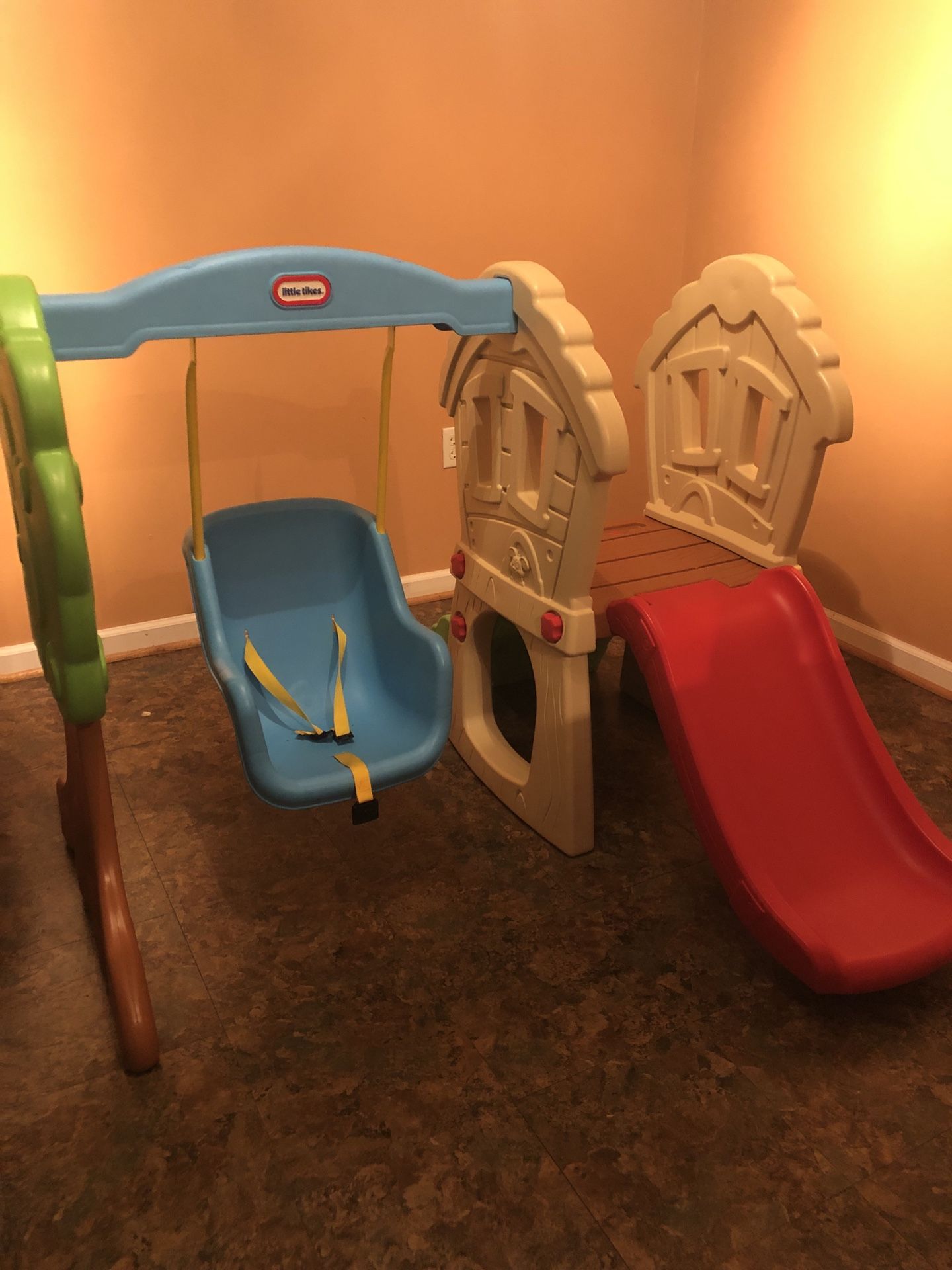 Little tikes swing set