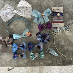 Elsa Anna Frozen Hair Bows Clips Etc 