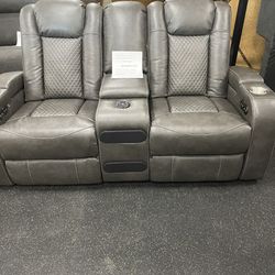 Power Rec Sofa And Power Reclining Love Seat On Sale